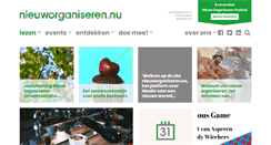 Desktop Screenshot of nieuworganiseren.nu